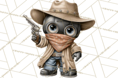 Western Robot Clipart PNG Files, Western Clip Art Product Image 5