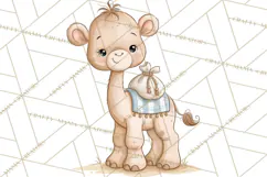Christmas Nativity Clipart, Watercolor Nativity Scene PNG Product Image 2