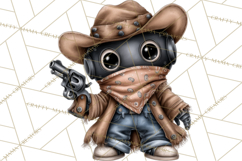 Western Robot Clipart PNG Files, Western Clip Art Product Image 2