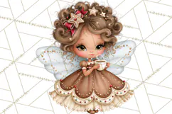 Gingerbread Fairyland Christmas PNG Clipart Product Image 3