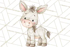 Christmas Nativity Clipart, Watercolor Nativity Scene PNG Product Image 3