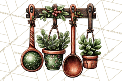 Rustic Homestead Kitchen Clipart | Farmhouse Kitchen Png Product Image 3