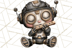 Western Robot Clipart PNG Files, Western Clip Art Product Image 3