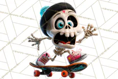 Funny Skeletons Clipart, Funny PNG, Funny Life Clip Art Product Image 3