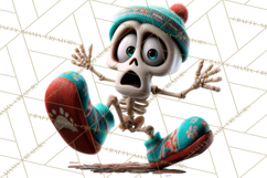 Funny Skeletons Clipart, Funny PNG, Funny Life Clip Art Product Image 4