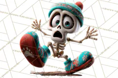 Funny Skeletons Clipart, Funny PNG, Funny Life Clip Art Product Image 4