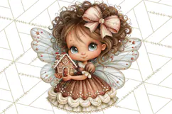 Gingerbread Fairyland Christmas PNG Clipart Product Image 5