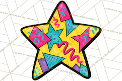 80s Retro Doodle Accessories PNG Product Image 5