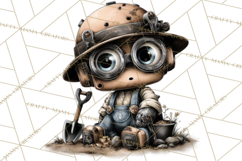 Western Robot Clipart PNG Files, Western Clip Art Product Image 4