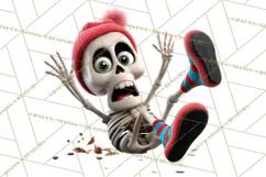 Funny Skeletons Clipart, Funny PNG, Funny Life Clip Art Product Image 5