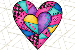 80s Retro Doodle Accessories PNG Product Image 2