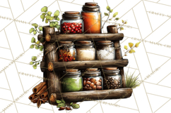 Rustic Homestead Kitchen Clipart | Farmhouse Kitchen Png Product Image 5