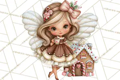 Gingerbread Fairyland Christmas PNG Clipart Product Image 3