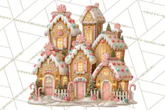 Gingerbread Christmas Clipart, Gingerbread People PNG Product Image 3