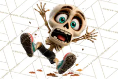 Funny Skeletons Clipart, Funny PNG, Funny Life Clip Art Product Image 2