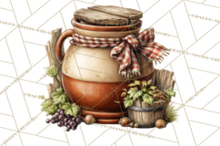 Rustic Homestead Kitchen Clipart | Farmhouse Kitchen Png Product Image 2