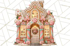 Gingerbread Christmas Clipart, Gingerbread People PNG Product Image 4