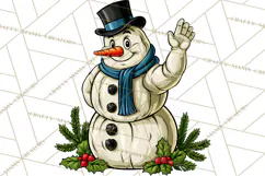 Merry Moods Snowman Christmas Clipart | Funny Holiday Png Product Image 2