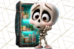 Funny Skeletons Clipart, Funny PNG, Funny Life Clip Art Product Image 3