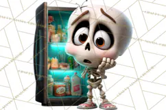 Funny Skeletons Clipart, Funny PNG, Funny Life Clip Art Product Image 3