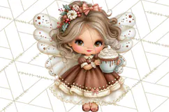 Gingerbread Fairyland Christmas PNG Clipart Product Image 4