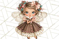 Gingerbread Fairyland Christmas PNG Clipart Product Image 4