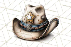 Western Robot Clipart PNG Files, Western Clip Art Product Image 4