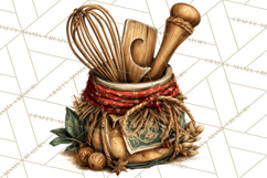 Rustic Homestead Kitchen Clipart | Farmhouse Kitchen Png Product Image 4