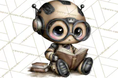 Western Robot Clipart PNG Files, Western Clip Art Product Image 4