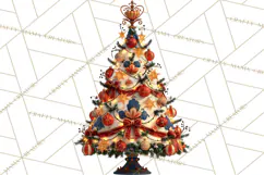Fairy Tale Christmas Clipart, Enchanted Royal Winter Png Product Image 2