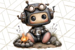 Western Robot Clipart PNG Files, Western Clip Art Product Image 5