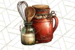 Rustic Homestead Kitchen Clipart | Farmhouse Kitchen Png Product Image 5