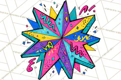 80s Retro Doodle Accessories PNG Product Image 2