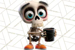 Funny Skeletons Clipart, Funny PNG, Funny Life Clip Art Product Image 2