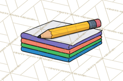 School Supplies Clipart Back To School PNG, Teacher Clip Art Product Image 2
