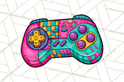 80s Retro Doodle Accessories PNG Product Image 3