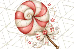 Gingerbread Fairyland Christmas PNG Clipart Product Image 3