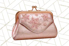 Christmas Handbag Clipart PNG, Holiday Purse Illustrations Product Image 4