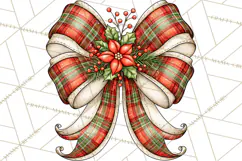 Boutique Christmas Highland Cows PNG Product Image 4