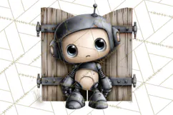 Western Robot Clipart PNG Files, Western Clip Art Product Image 3