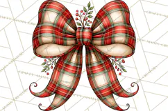 Boutique Christmas Highland Cows PNG Product Image 5