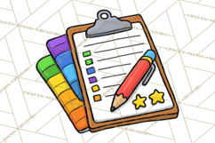 School Supplies Clipart Back To School PNG, Teacher Clip Art Product Image 4