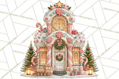Gingerbread Christmas Clipart, Gingerbread People PNG Product Image 5