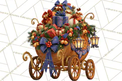 Fairy Tale Christmas Clipart, Enchanted Royal Winter Png Product Image 5