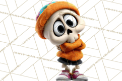 Funny Skeletons Clipart, Funny PNG, Funny Life Clip Art Product Image 4