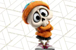 Funny Skeletons Clipart, Funny PNG, Funny Life Clip Art Product Image 4
