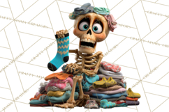 Funny Skeletons Clipart, Funny PNG, Funny Life Clip Art Product Image 5
