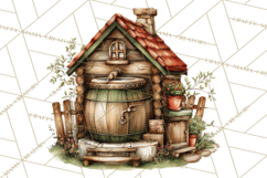 Rustic Homestead Kitchen Clipart | Farmhouse Kitchen Png Product Image 5