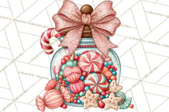Gingerbread Fairyland Christmas PNG Clipart Product Image 2