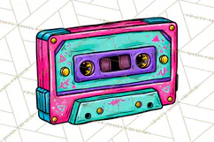 80s Retro Doodle Accessories PNG Product Image 3